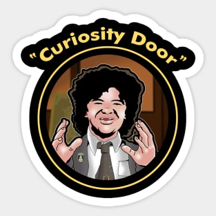 Curiosity Door Sticker